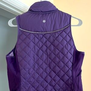 Lululemon Athletica Deep Purple Quilted Vest